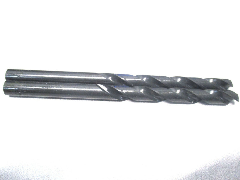 Made in USA 25/64 x 25/64 x 3-1/4 x 6 2-Flute Spiral Flute HSS Drill Bit - 2 QTY