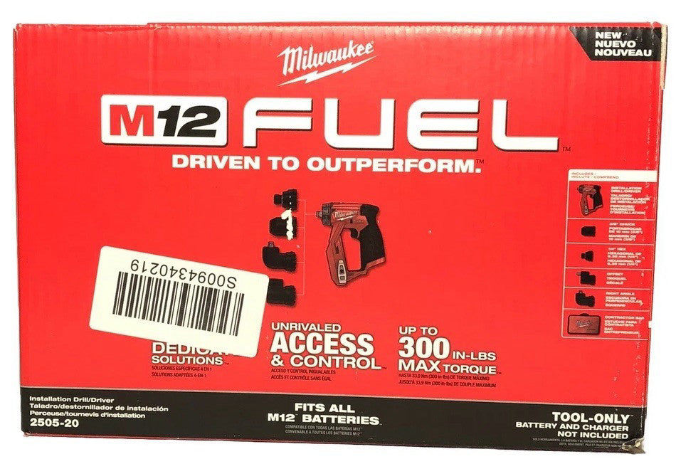 Milwaukee Fuel M12  4-in-1 Installation￼ Tool  2505-20