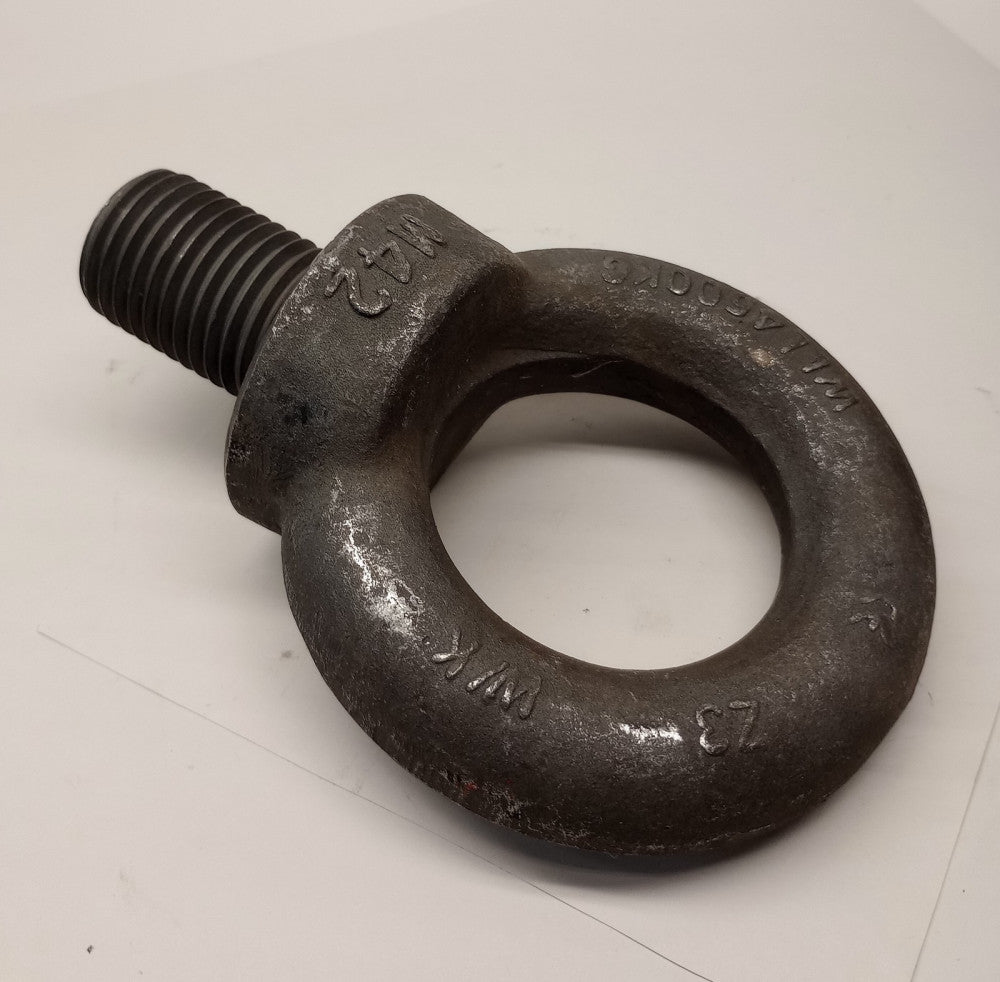 Eyebolt 3040T25-X Steel Eyebolt C15 Shoulder M42 x 63mm Thread x 78mm Eye ID