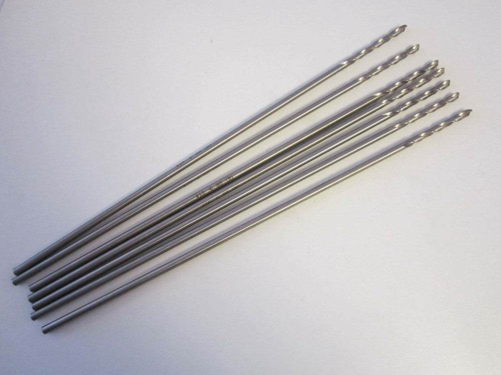 Cleveland Twist (C13226) #10 2-7/16 x 12 Aircraft Extension Drill Bits - Qty 7 