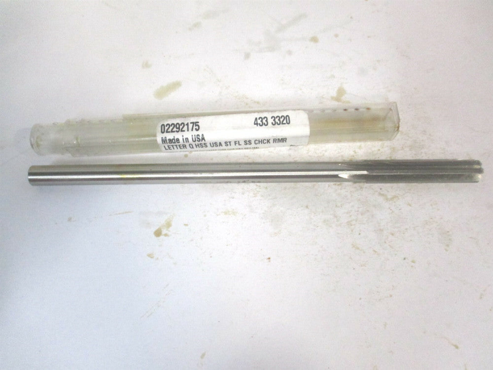(433-0.3320) 21/64" x 1-1/2" x 4-3/4" OAL HSS RH Straight Chucking Reamer