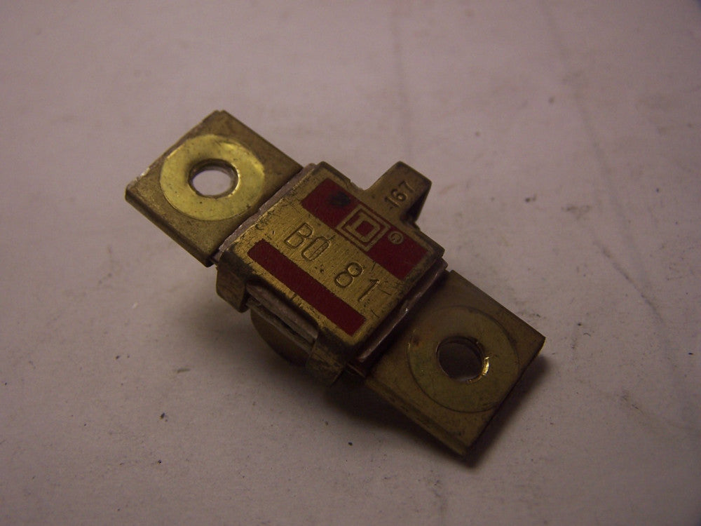 SQUARE D B STYLE OVERLOAD HEATER ELEMENT  SIZE B0.81