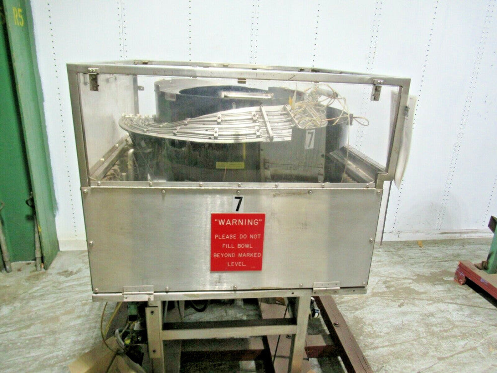 Automation Devices 29" Vibratory bowl feeder with air reject