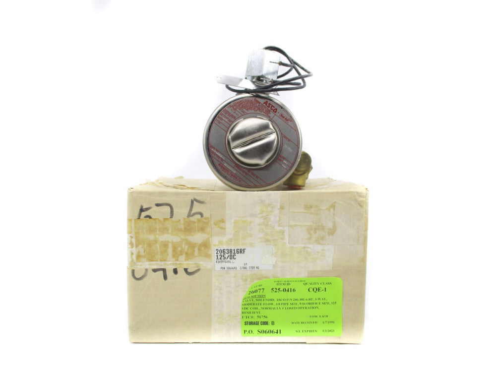ASCO 2063816RF 125VDC NSMP