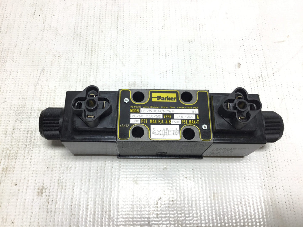 Parker D1VW004CNYWF Hydraulic Valve 110/120V 50/60Hz