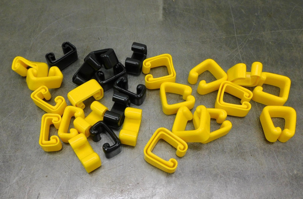 Plastic Safety Open End Cap Unistrut Channel 1-5/8"x1-5/8" &7/8" Mixed Lot of 27