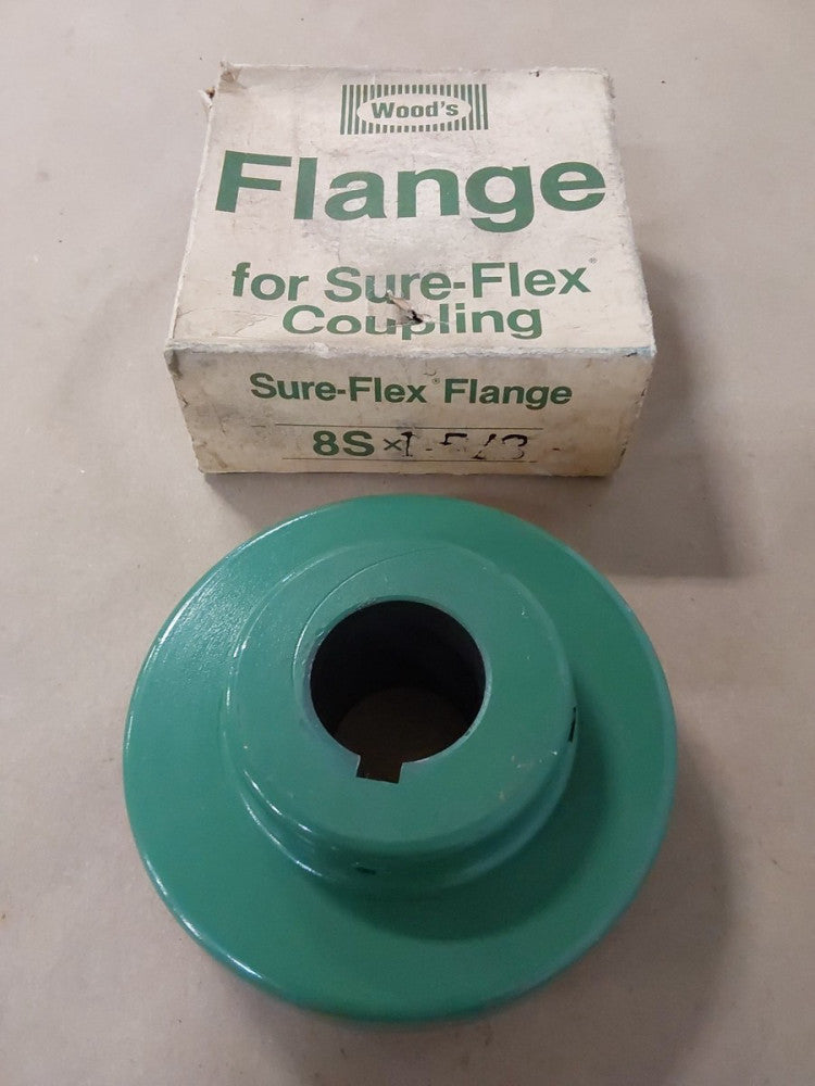 NEW TB Woods SURE-FLEX Type S Flange 8S x 1-5/8 Bore