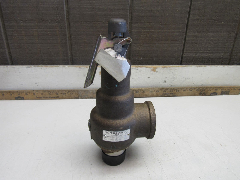 KUNKLE SAFETY VALVE 6030HGM01-AM 1-1/2"x2" 300PSIG 12632LB/HR NEW SURPLUS NO BOX