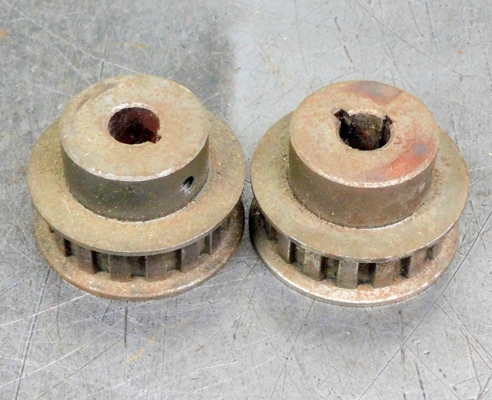 Martin 16L050 Timing Pulley Sprocket 16 Teeth 1/2" Belt W .375" Pitch Lot of Two