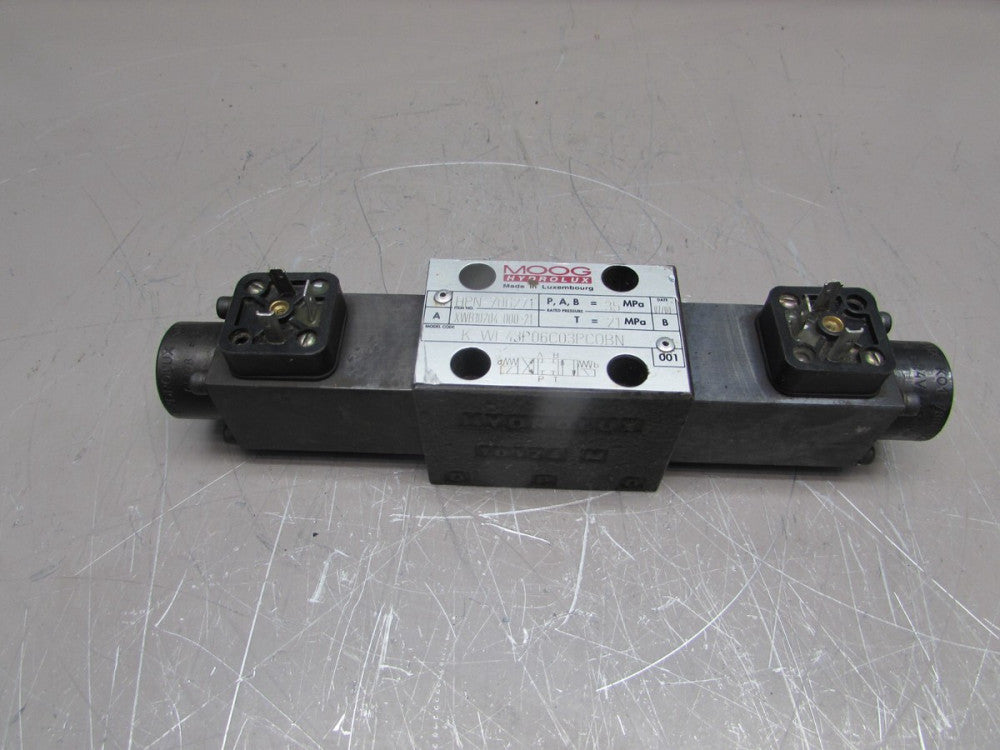MOOG K-WE43P06C03PC0BN, HYD. SOLENOID VALVE, 24V, #HPN-706271, N/NIB MAKE OFFER!