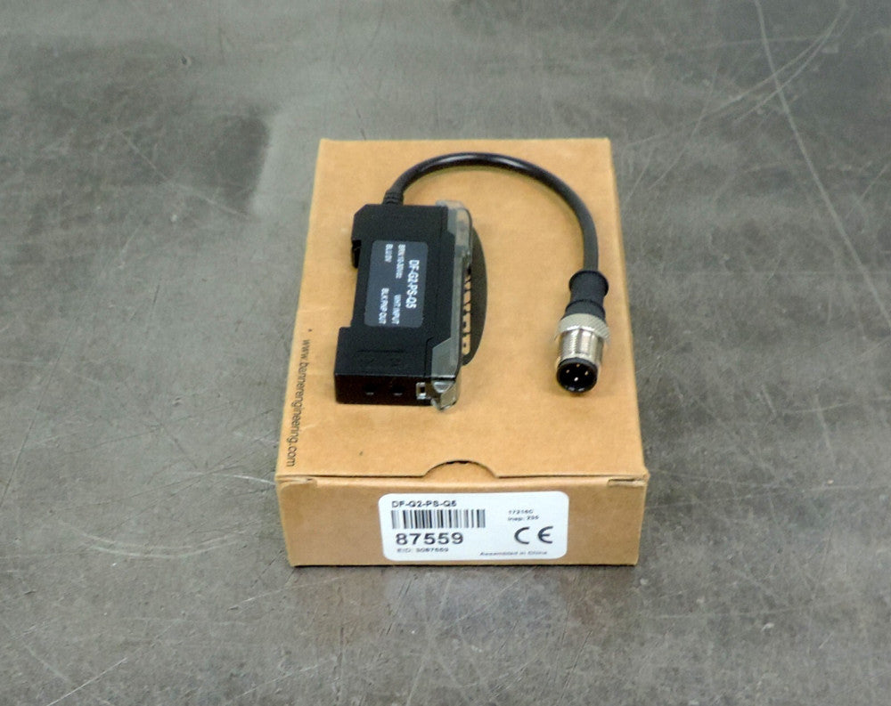 Banner DF-G2-PS-Q5 High Speed Fiber Optic Amplifier Sensor 87559
