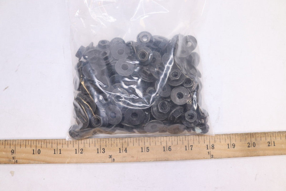 (169-Pk) Hex High Nuts w/ Collar Length Steel Black Class 8mm x 1.25