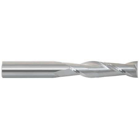 Zoro Select 216-001001 Carbide End Mill,1/8In,2Fl,Single