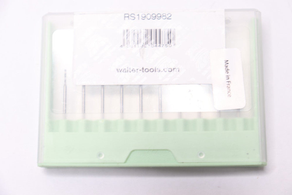 (10-Pk) Walter Titex Micro Drill HSS 118-Deg 1/8" Flute 1mm Shank 25mm OAL