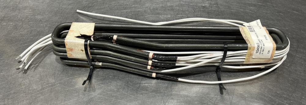 104963 Heating Element, Tubular, DIM 94.2 X 383.5 X 5 X 199.2, Multivac Nos