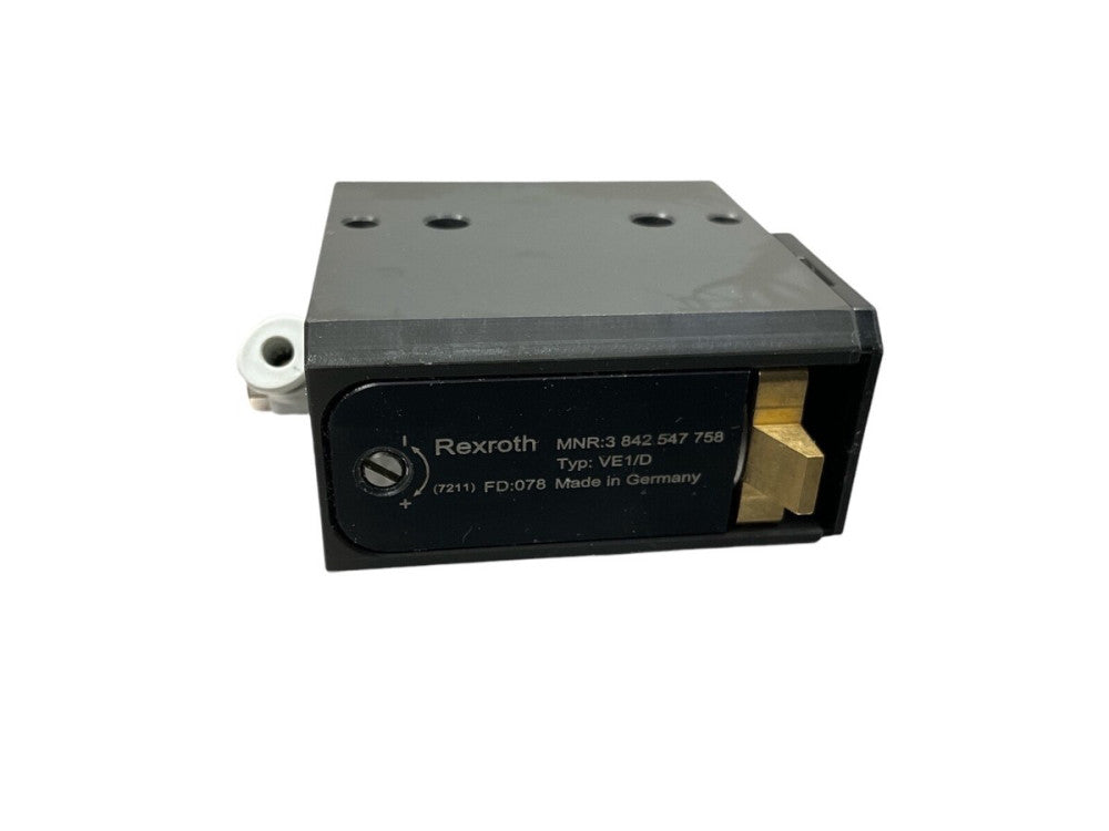 Rexroth TYPE: VE1/D MNR: 3 842 547 758 STOP GATE