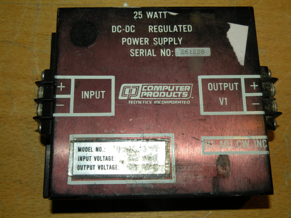 Computer Products DC-DC 25W Power Supply 28VDC in 24VDC out
