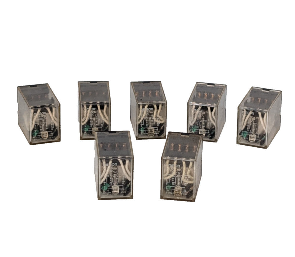 Lot of 7: Omron MY4N General Purpose Relays, 24VDC, 14-Pin