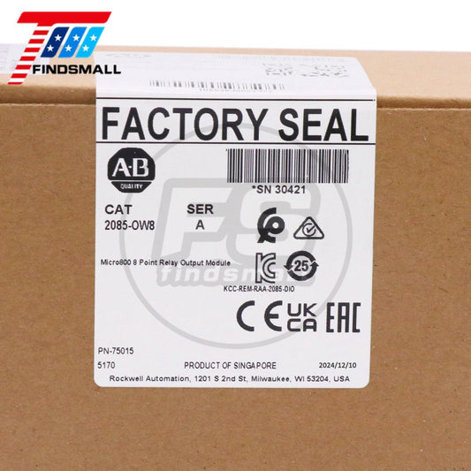 2024 New Sealed in Box AB 2085-OW8 Micro800 8 Point Relay Output Module