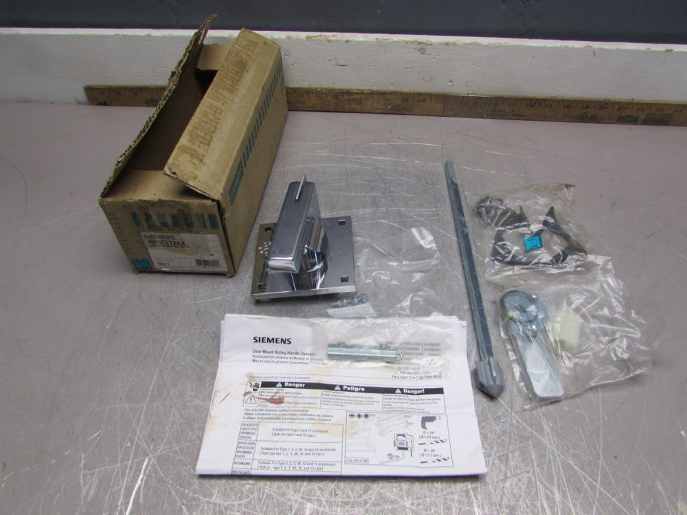Siemens RHVG124X , CHROME DOOR MOUNT, ROTARY OPERATOR, 4X, NIB! MAKE OFFER!