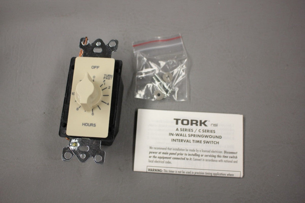 TORK A512H  SPRING WOUND IN WALL TWIST TIMER