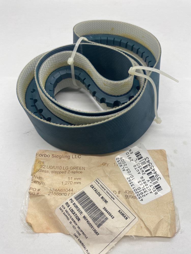 Forbo Siegling 8/2 U0/U10 LG Endless Stepped Z-Splice Belt 51mm W, 1270mm L 
