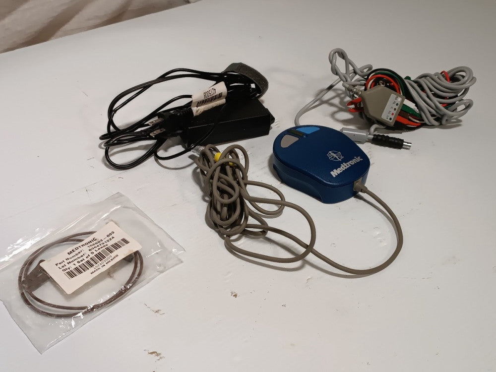 Medtronic Vitatron 2067 Programming Head, ECG Lead Wires, 92P1214 AC Adapter
