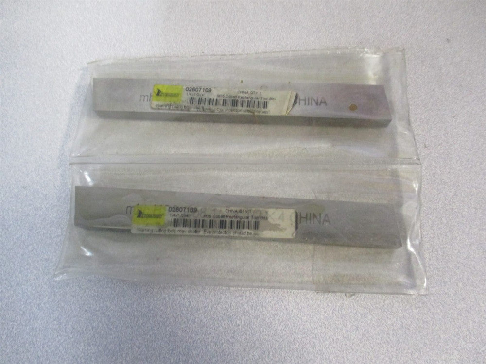 (461-0020) M35 1/4″ x 1/2″ x 4″ OAL Cobalt Rectangular Tool Bit Blank - Qty 2