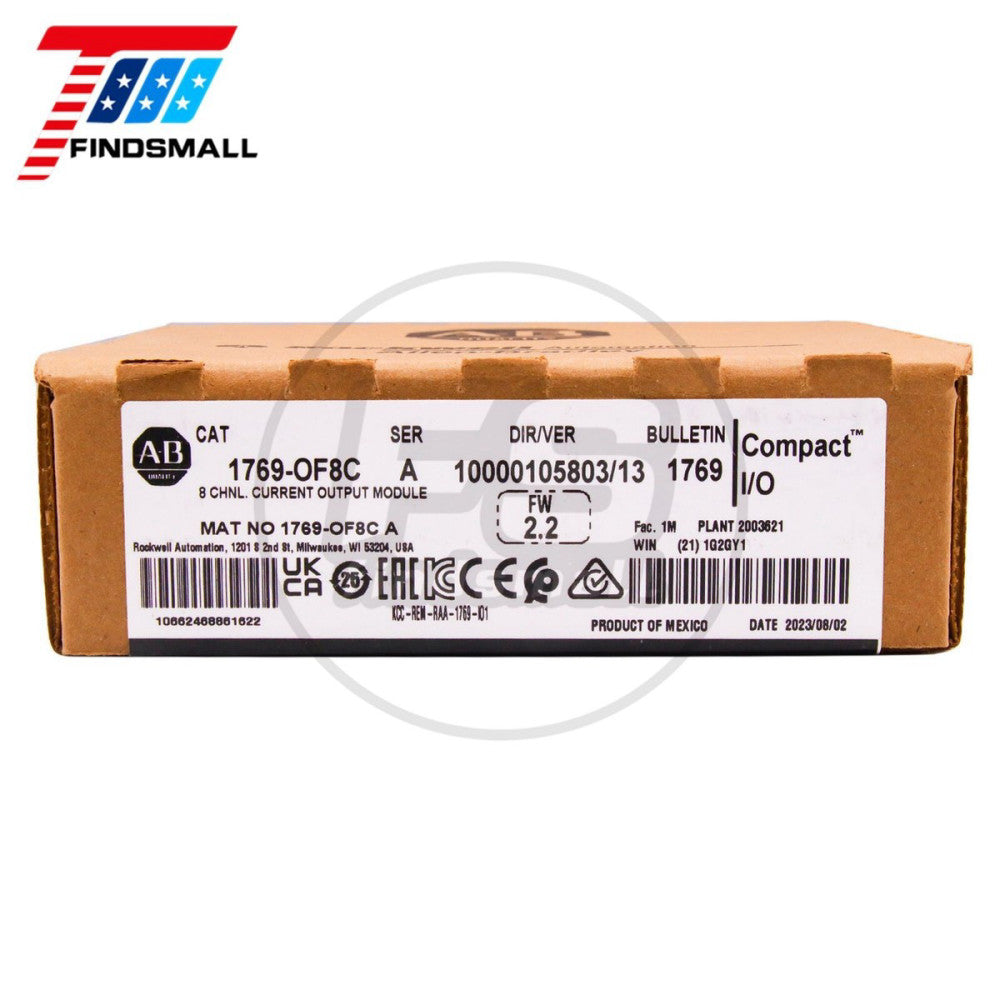 2023 Allen Bradley 1769-OF8C /A CompactLogix 8 Pt A/O Current Module 1769OF8C