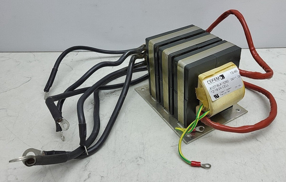 Cefem X127-6LA15262-0411_02 Class F Transformer System 12/18/24 Cell 13/40 Used