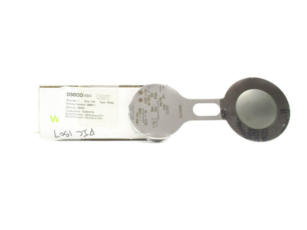 OSECO 38887-1 RFAS 1.5" 145.9PSI 735'F NSMP