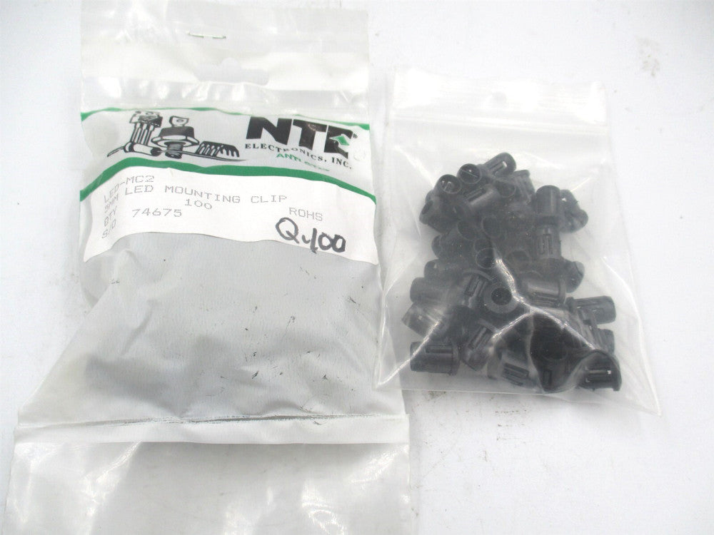 NTE Electronics (LED-MC2) 5mm LED Mounting Clip - Lot of 142