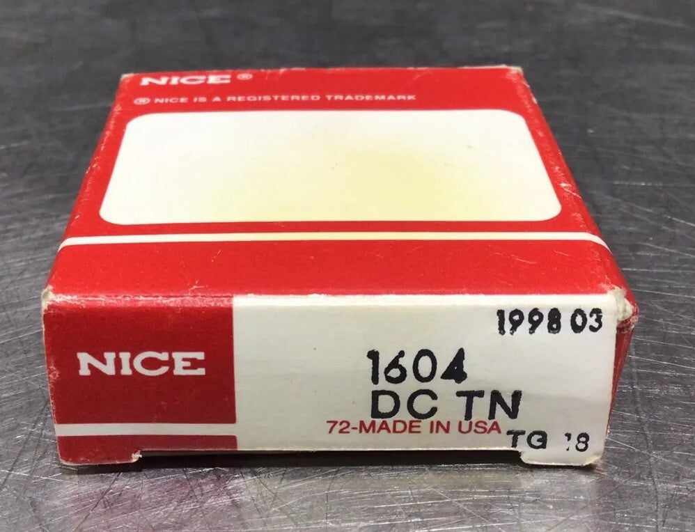 Nice Inch Ball Bearings 1604 DC TN  Precision Radial Bearing NOS Surplus