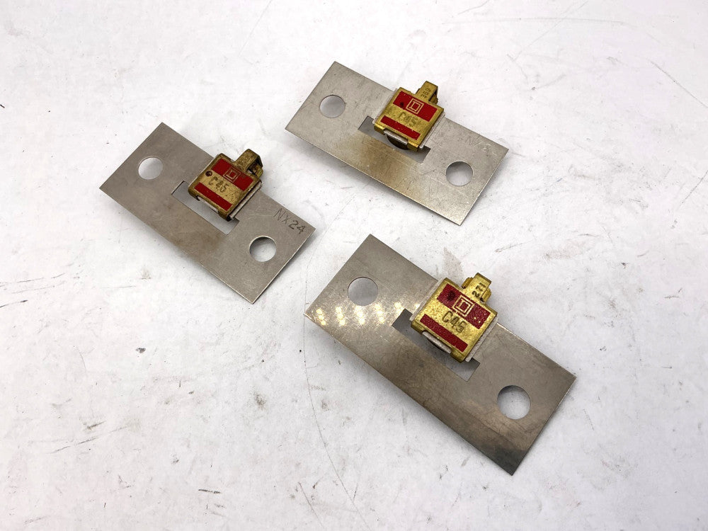 Lot of 3 New Square D C45 Overload Relay Terminal Unit