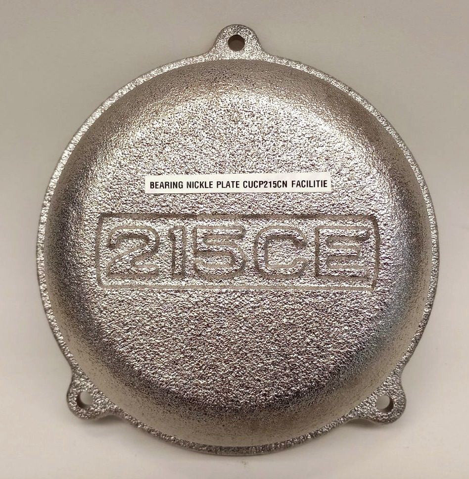 Cover 215CE Nickle Plated Bearing Cap/Cover 3 Hole Mount