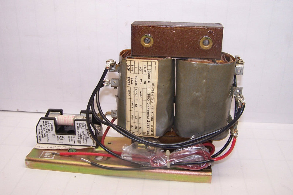 NEW SQUARE D CONTROL TRANSFORMER 0.150 KVA 480 VAC 50/60 HZ 9070GFT3