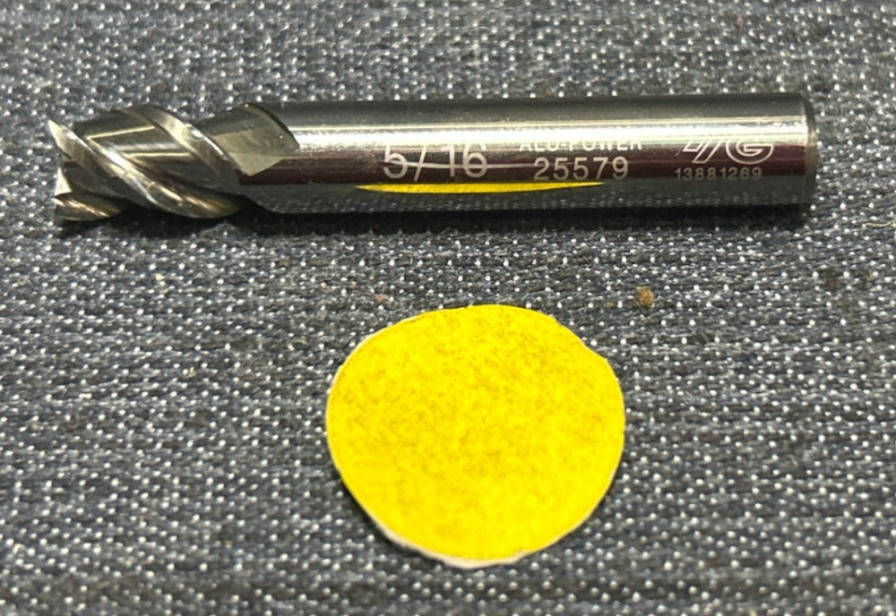 YG-1  3 FLUTE ALU-POWER END MILL  25579  5/16" DIAMETER
