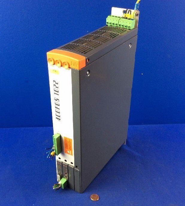B&R ACOPOS 1022 SERVO DRIVE 8V1022.00-1 W/ AC110 & AC120 PLUG-IN MODULES