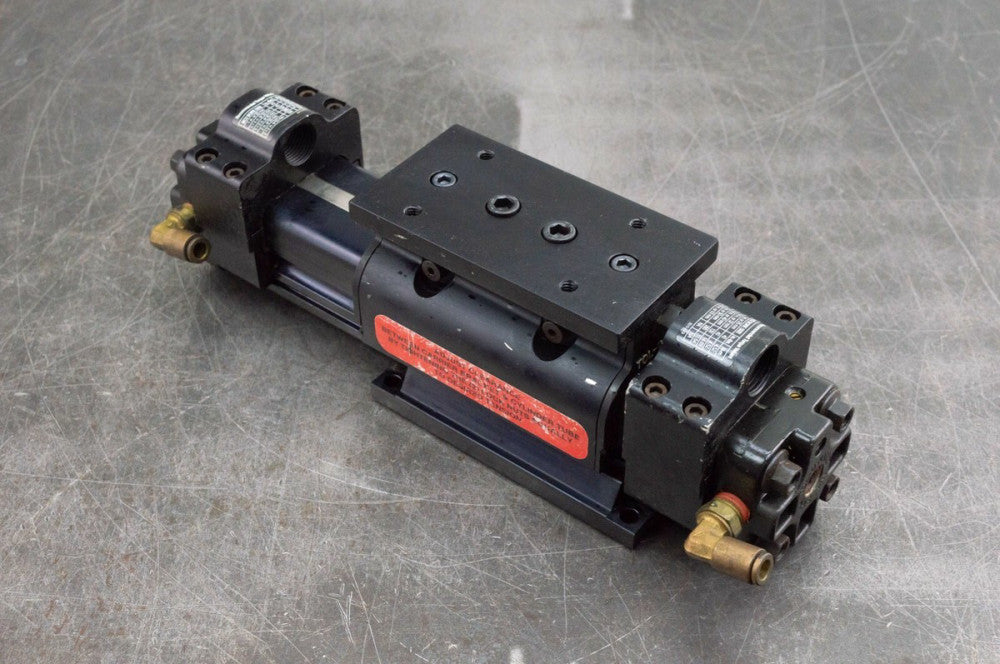 Tol-O-Matic BC212 SK2 RT2 AH2 TS1 Pneumatic Slide Cylinder 1.25" Bore 2" Stroke
