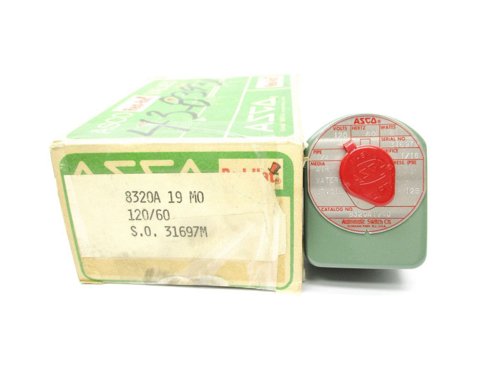 ASCO 8320A19M0 120V 125PSI 1/4" NSMP