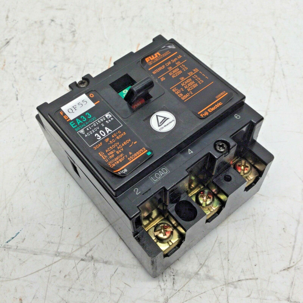 FUJI ELECTRIC EA33 AUTO BREAKER 30 AMP 3 Pole