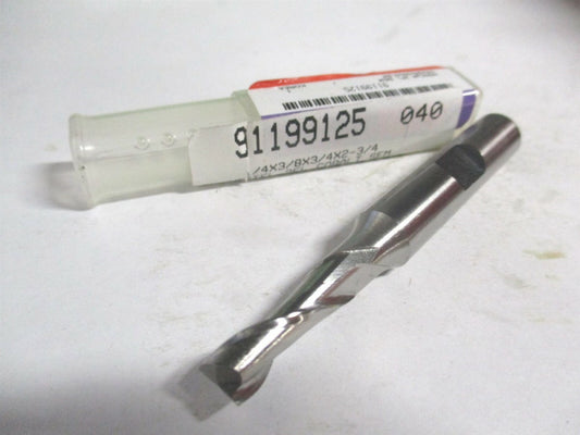(E299914089) 1/4" x 3/4" x 3/8" x 2-3/4" OAL Cobalt 2 Flute Square End Mill 