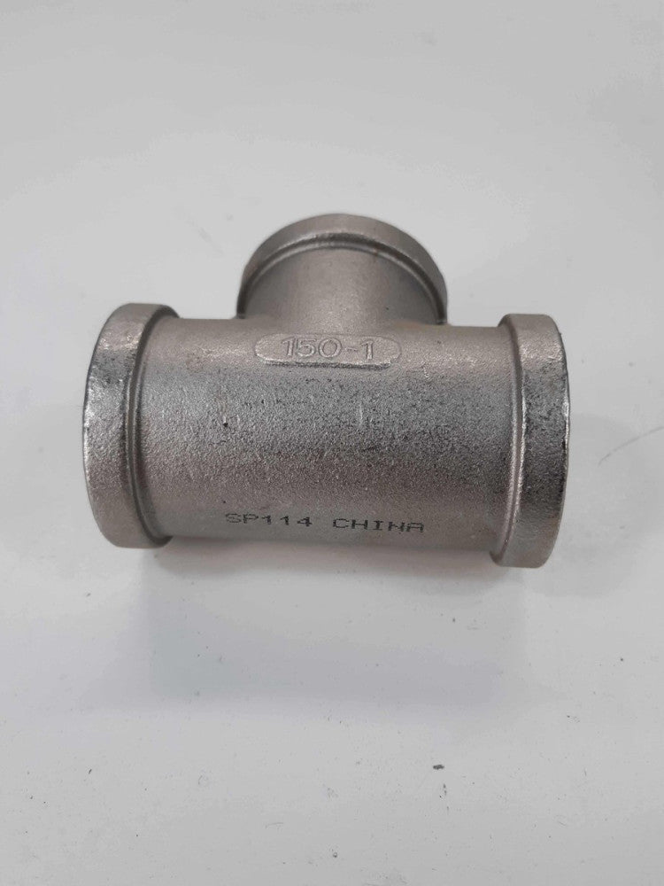 MB-304 150-1 304 Stainless Steel Tee Reducer Threaded lot of 4 