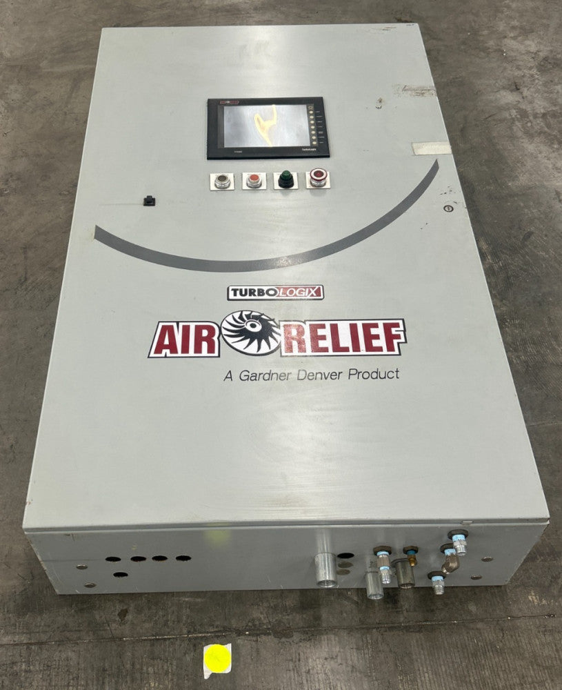 GARDNER DENVER TURBO LOGIX AIR RELIEF INDUSTRIAL CONTROL PANEL  N0296