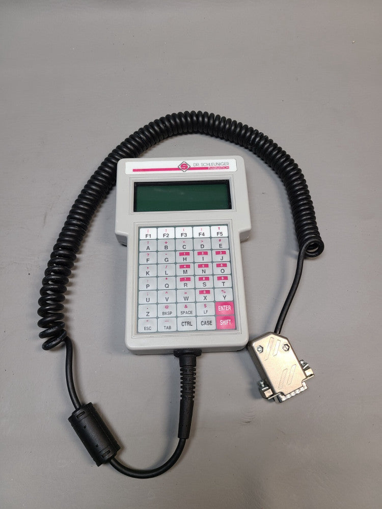 DR. SCHLEUNIGER 6D TABLET HARDNESS TESTER HANDHELD KEYPAD HV40RT-1-PW-SCHLEUNI