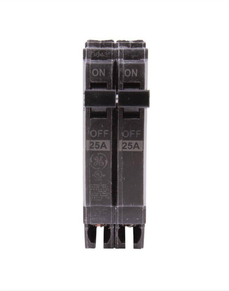 GE Q-Line 25-Space Amp 1 in. Double-Pole Circuit Breaker (THQP225)