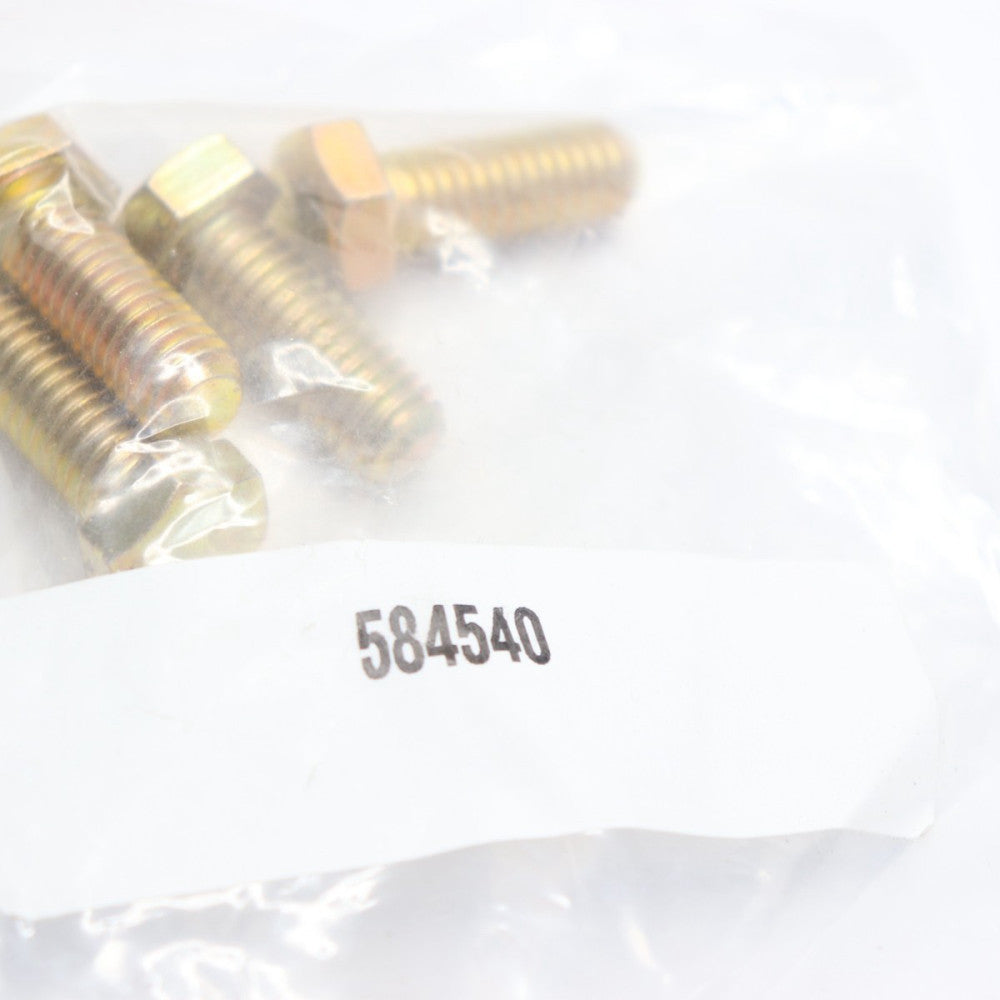 (4-Pk) Hex Bolts Zinc 3/8" X 1-1/4" 584540 