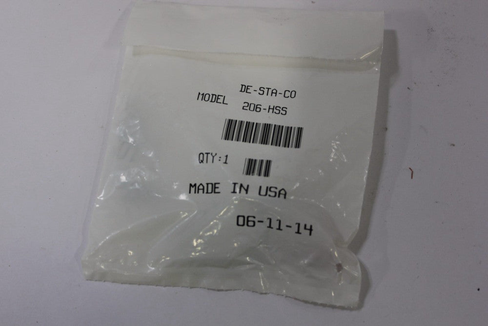 DE-STA-CO Destaco Flanged Base High U-Bar Horizontal Hold-Down Clamp 206-HSS