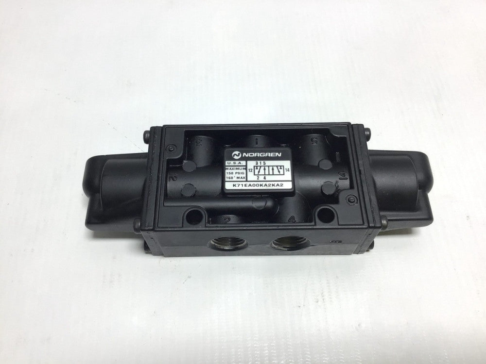 Norgren K71EA00KA2KA2 Air Operated Spool Valve Maximum 150 PSIG 160°Max