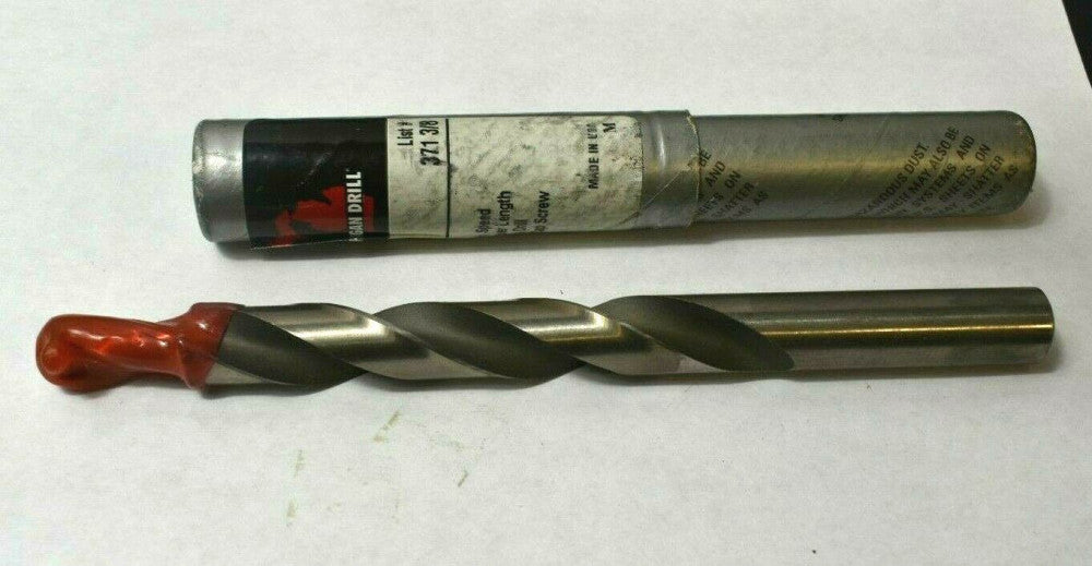 Michigan Drill Series 371 3/8" High Speed Jobber Step Drill NOS